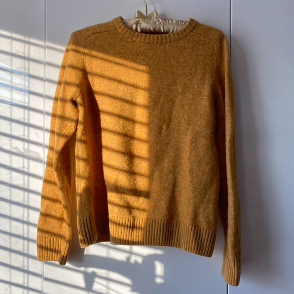 H&M LOGG Wool Sweater Mustard M - Picture 1 of 6